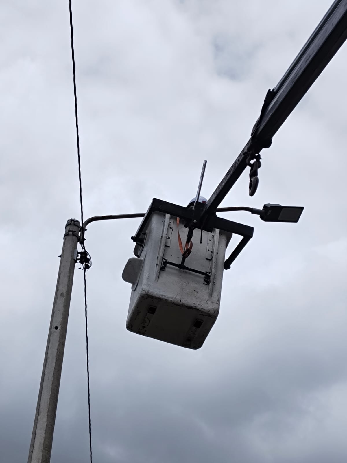 Modernización LED en Tibasosa — Reposición de luminarias
